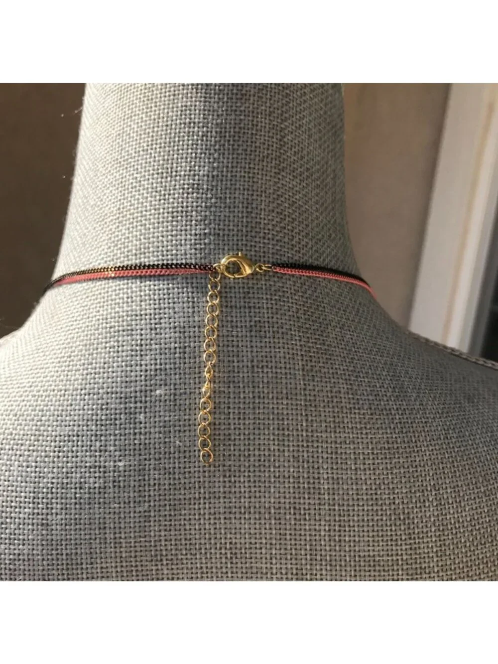 NWT Anthropologie Boho Festival Jewelry Pink Long Beaded Chain Tassel Necklace